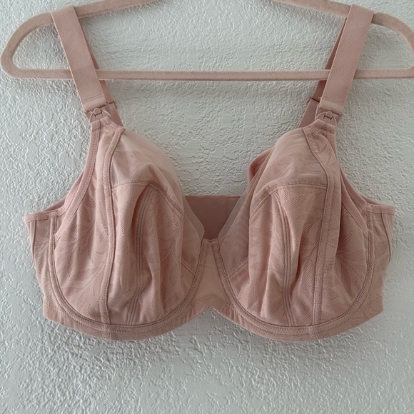 Understance Other - Understance Cora Flexeire Smooth Lace Nursing Bra Powder Pink Size 34G